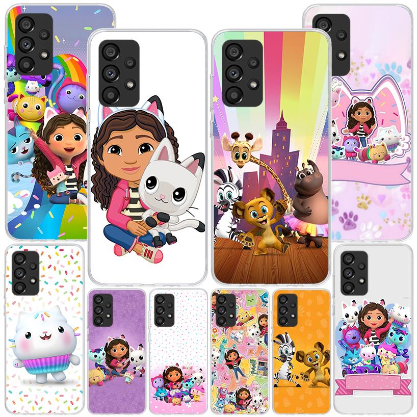 Cartoon Gabbys Dollhouse Phone Case For Samsung Galaxy A52 A32 A22 A12 A51 A31 A50S A30S A20S A10S Note 20 Ultra 10 Plus S10 A72