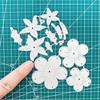 2pcs Flowers for Card Making, for DIY Scrapbooking Photo Album Decorative Embossing Paper Dies for Card Making Templated