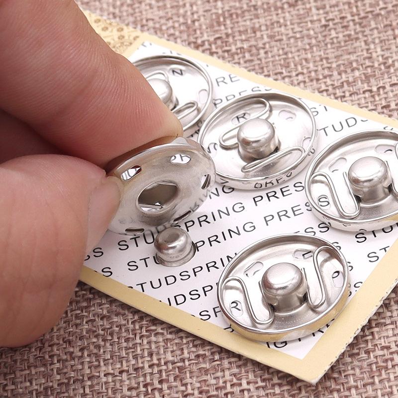 5 Stück Hochwertiger Metall Verdeckter Knopf, Mutter Schnalle, Klappschnalle, Super Kleiner Kinder Unsichtbarer Knopf, Druckknopf.