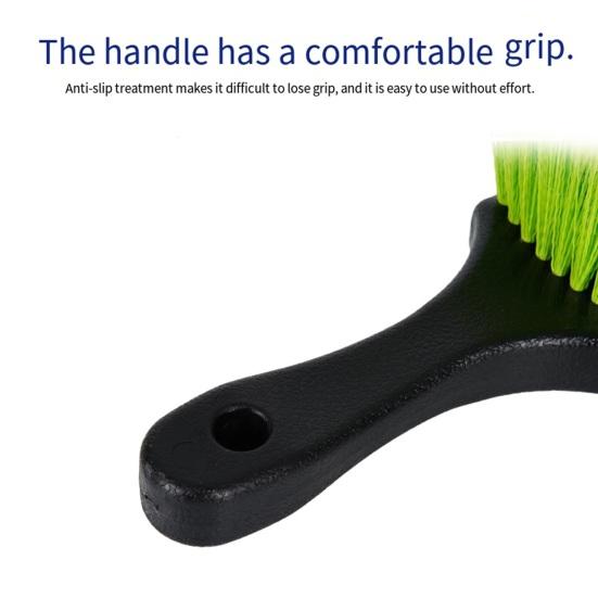 Car Tire Cleaning Brush Hard Nylon Bristle Wheel Scrubber for Floor Mat & Tire Heavy Duty Auto Detailing Tool