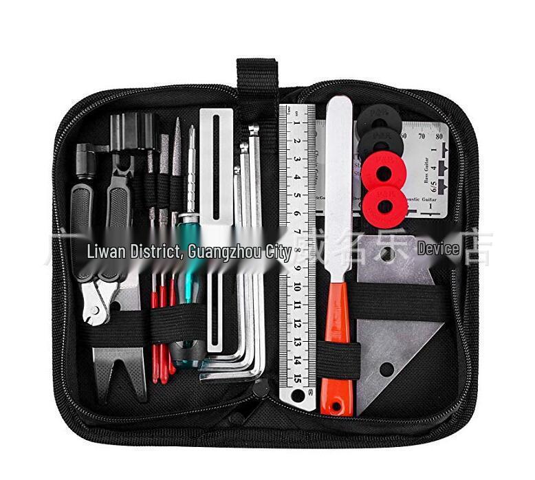 Kit di Strumenti per la Manutenzione della Chitarra e il Cambio delle Corde (W005)
