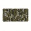 Camouflage License Plate, Polished Aluminum Car Tag 5.9x11.8, Easy Install Decorative Front Vanity Plate for Truck