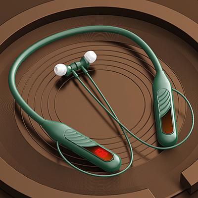 BT-8 Wireless Earbud Noise Reduction LED HiFi Intelligent Digital Display Bluetooth-compatible 5.3 Neckband