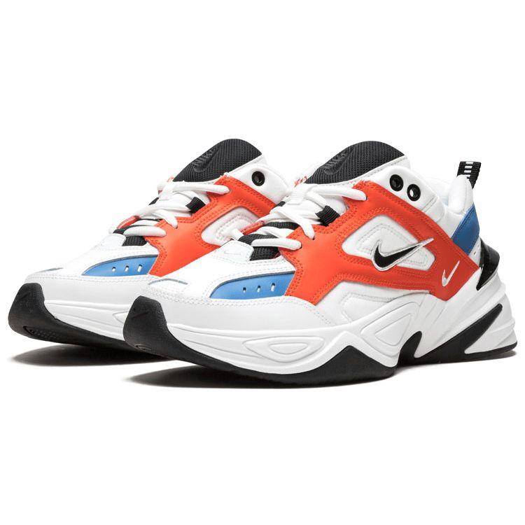 Nike M2K Tekno Team Orange Women Sneakers White Summit-White Black-Team-Orange AO3108-101