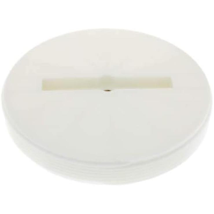 

6 Шлицевая полипропиленовая заглушка заподлицо с резьбовой латунной вставкой