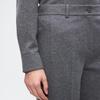Langzi Women's Wool Blend Straight-Leg Commuter Trousers
