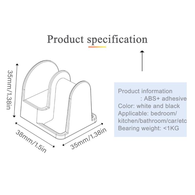 Nowoczesny stojak na okulary z ABS Organizer Uchwyt Idealny do użytku w domu, biurze oraz do małych urządzeń elektronicznych Użytek domowy, biurowy 2x