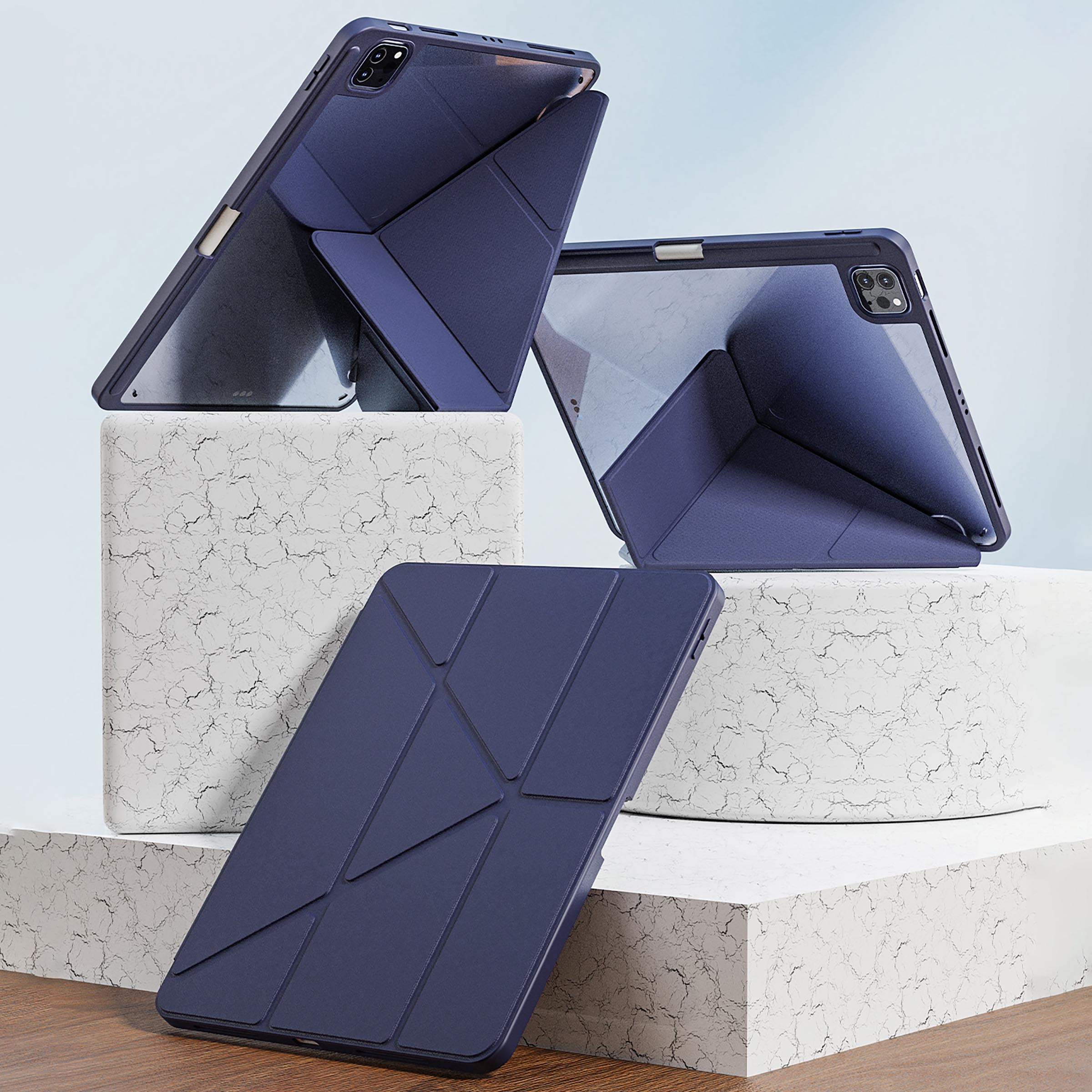 Étui Magnétique Pliage en Y Pour - Étui iPad Air 11/13 Pro 11/13 pour iPad Air 4 Air 5 Pro11 13 12.9 10ème 9ème 8ème 6/5ème 10.9 iPad Air2 9.7in 2014