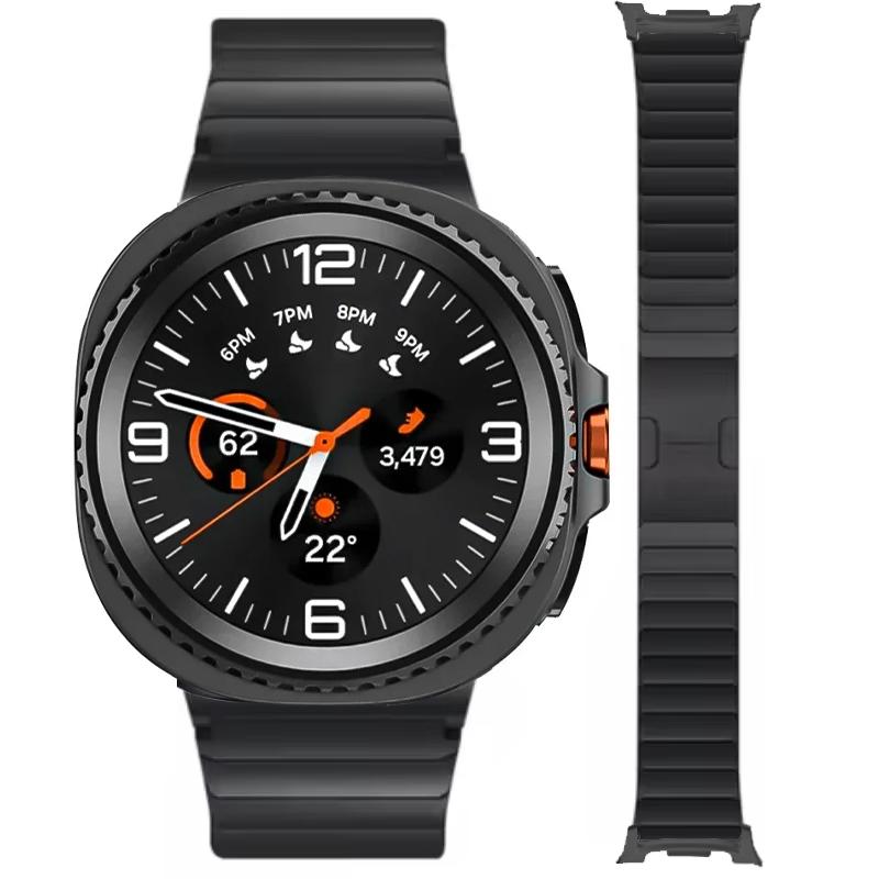 Metal Strap for Samsung Galaxy Watch 8 44mm 40mm/8 Classic 46mm Original Bracelet for Galaxy Watch 8 Ultra 47mm Band Accessories