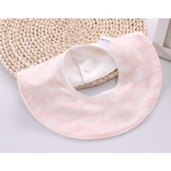 Cotton Muslin Baby Drool Bibs Soft Breathable Bandana Newborn Neck Bib Soft Cartoon Print Toddler Feeding Bibs for  Boy Girl