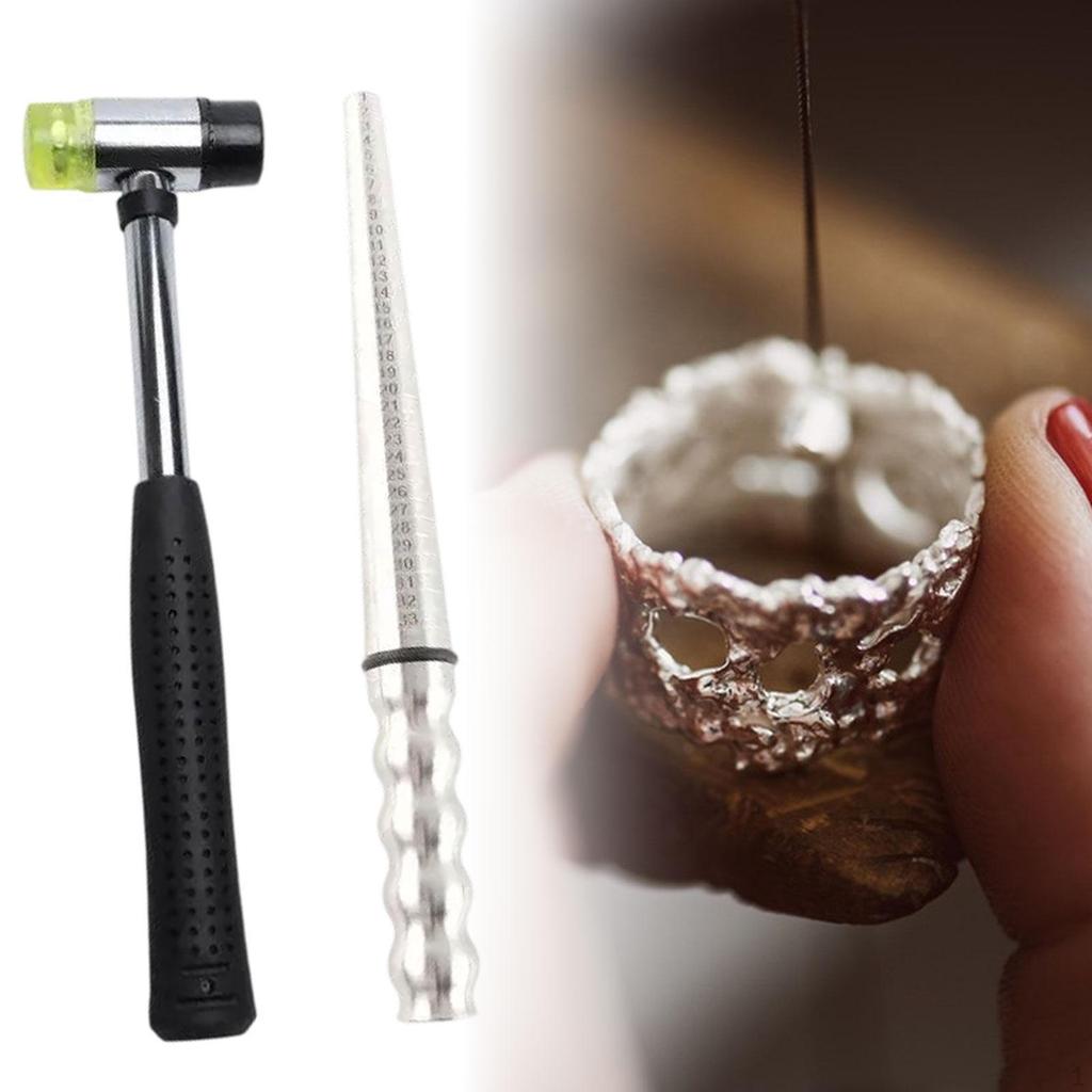 Schmuck Ring Dorn Sizer Messwerkzeug Metall Reparatur DIY 106 Zoll Robuster Draht Vermesser Praktisch