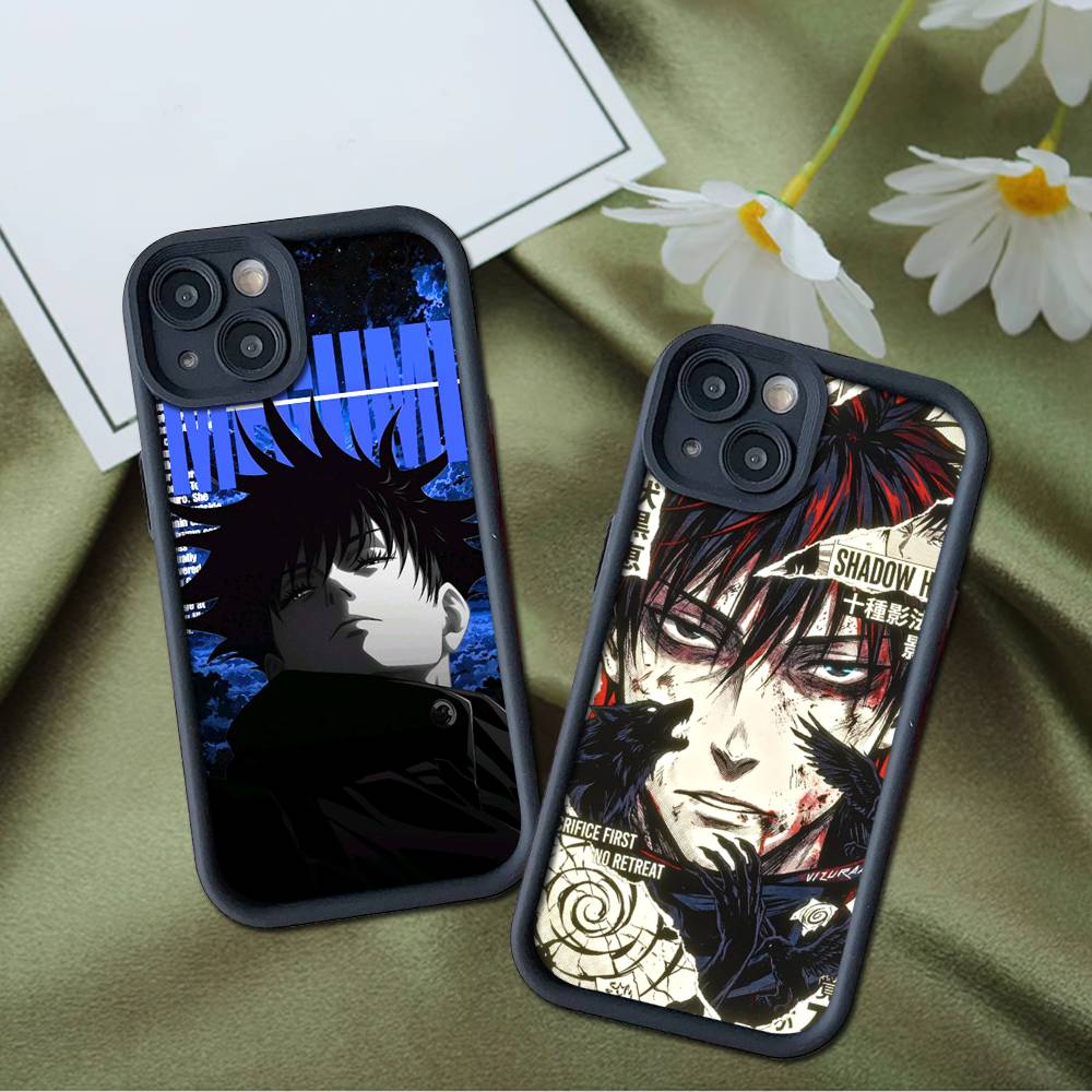 Anime F-Fushiguro M-Megumi Phone Case For IPhone 17 16 15 14 13 12 11 Pro Max Plus Silicone Shockproof Case