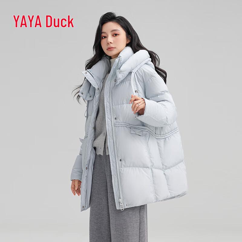 YAYA Dame 2024 Middels lang hette dunjakke