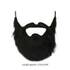 Halloween Beard Facial Hair Disguise Accessories Black Mustache Party Supplies