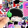 10/30/50pcs Classic Mob Psycho 100 Stickers Anime Cartoon Decoration Decal DIY Skateboard Phone Helmet Car Cool Graffiti Sticker