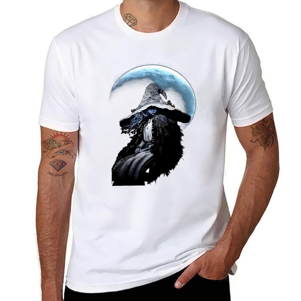 Ranni On Half Moon TShirt Basic Simple Casual Short Sleeve Tee