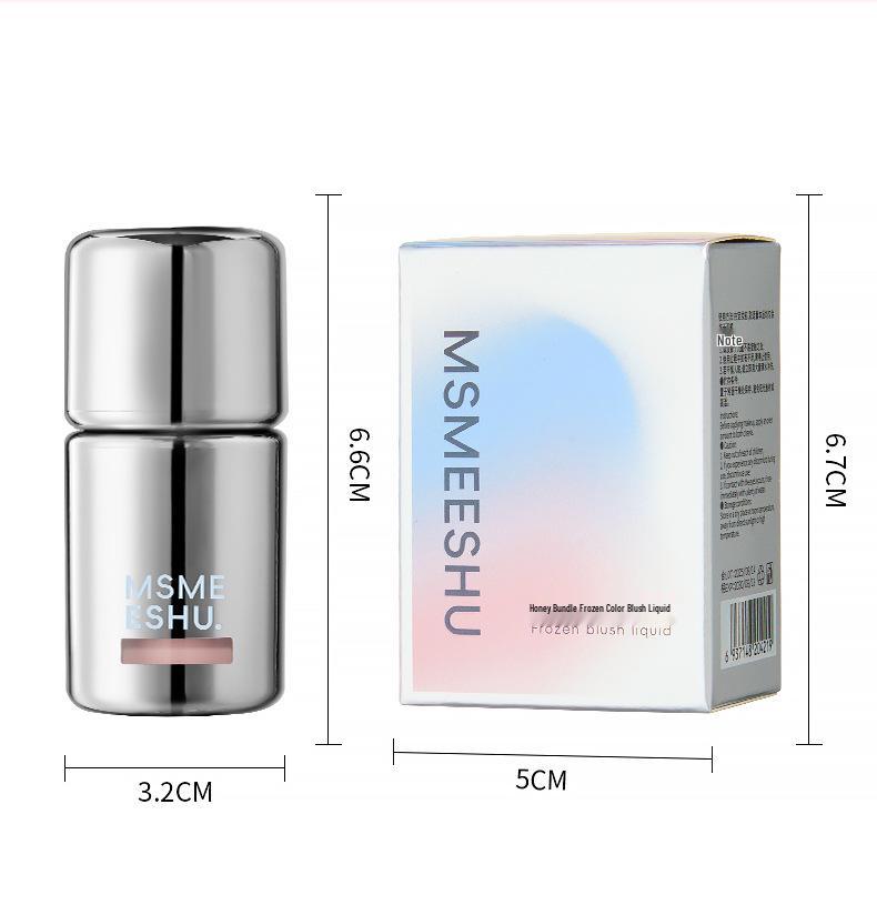 Natural Glow Long-lasting Matte Liquid Blush Gel - Easy Blend, Whitening & Brightening