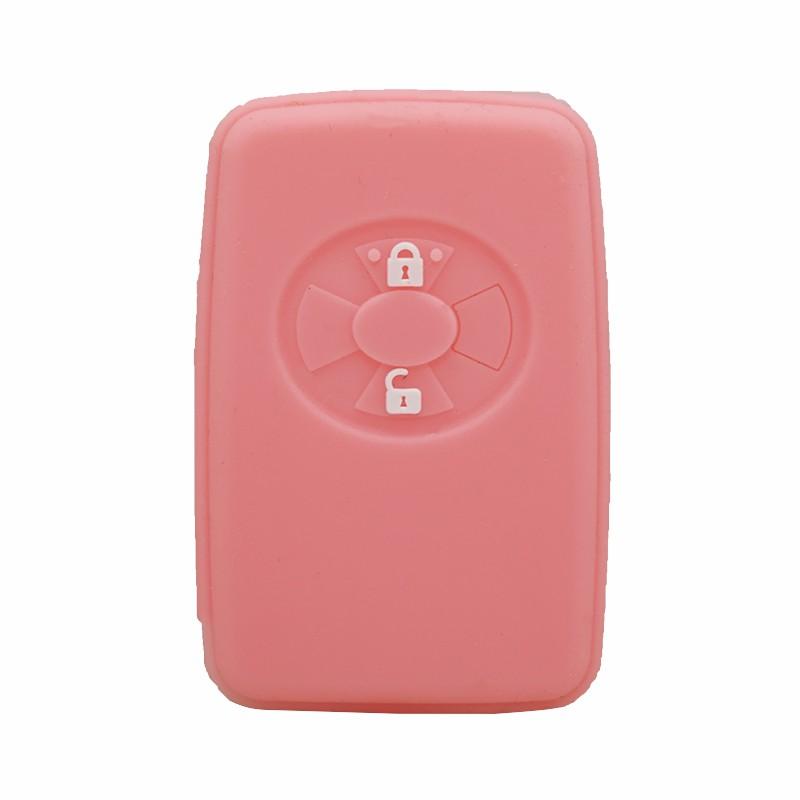 Cocolockey Silicone Car Key Cover Case Holder For Toyota Avalon Reiz Smart Remote Key Fob Protector 2Button Car Accessories