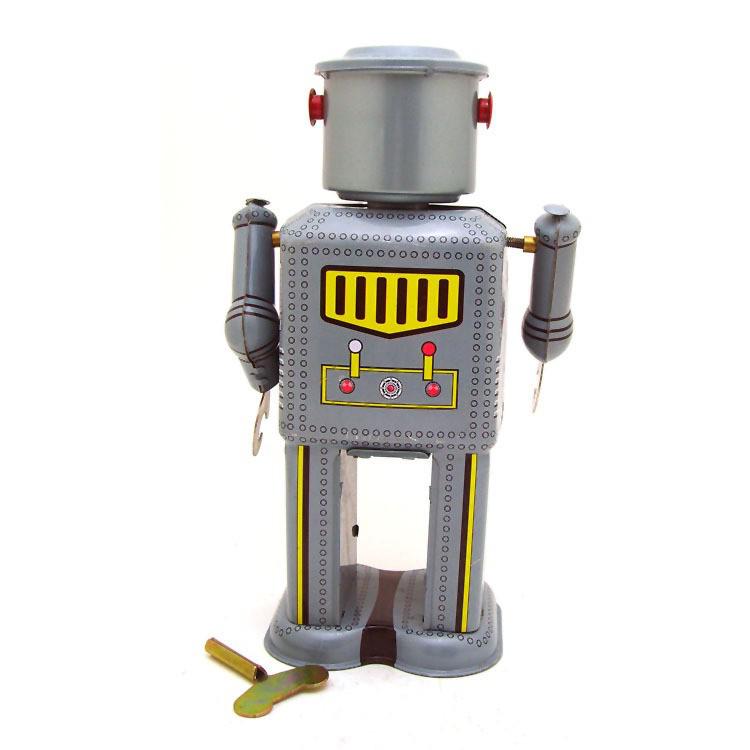 MS646 Tinplate Mechanical Robot Adult Collectible - Creative Gift Tin Toy