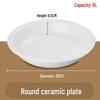 Plat à Bain-Marie Rond en Céramique