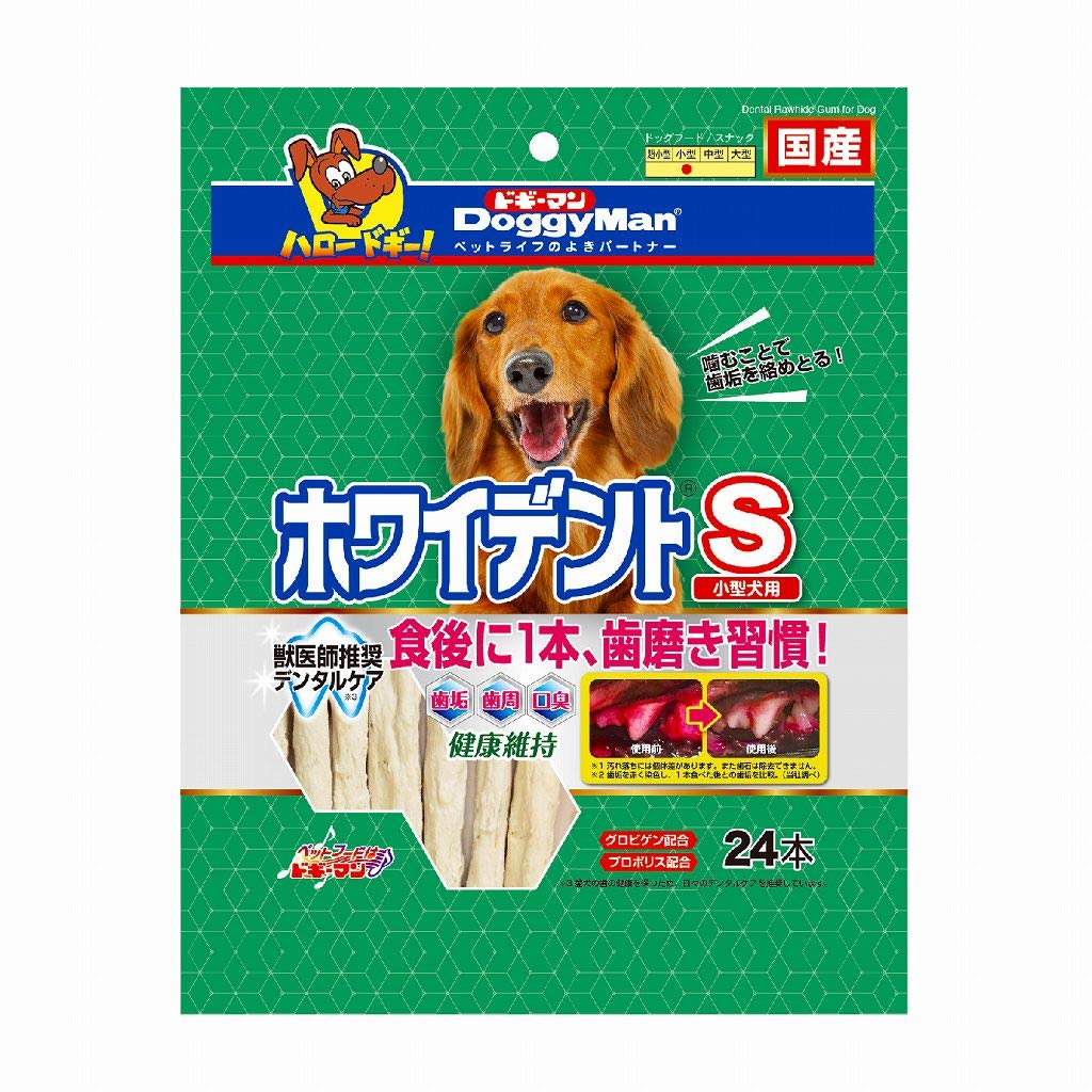 

Doggyman Whitedent Stick S for small 24 dog bulk purchase dogs, pieces, food, toothpaste, (x24)