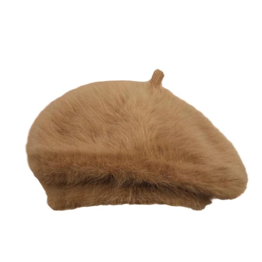 Cloud Painter Caps Plush Artist Hat Elegant Women Berets  Winter