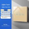 Zhengshang C3 Graffiti ZigBee Smart Switch: Wireless Voice Panel, Tuya-Enabled, EU Standard, Alexa & Google Compatible.