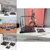 Modern Simple Plastic Newton's Cradle Physics Decor Stress Relief Desk Toy With Black Base