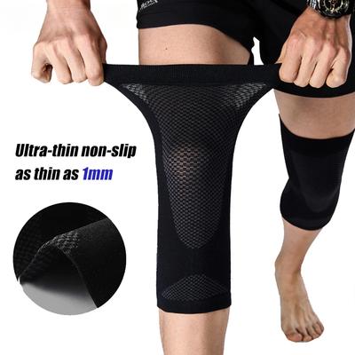 1Pair Summer Ultra Thin Knee Support Brace for Men Women Gym Running Sports Knee Protector Arthritis Pain Relief