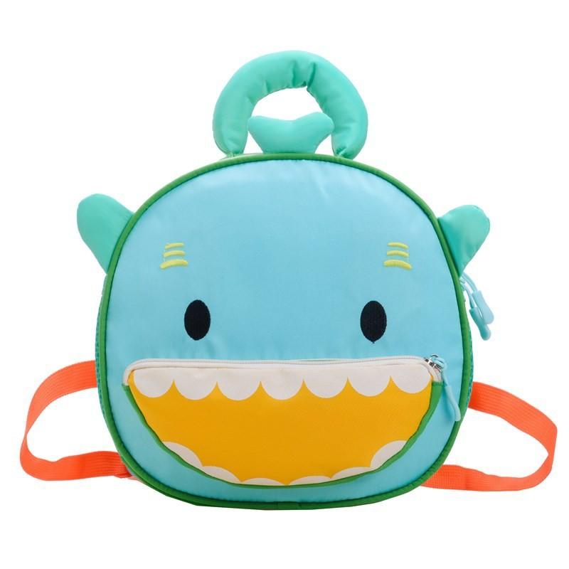 Dinosaur Mushroom Bowknot Bag Cartoon Backpack With Adjustable Straps Shoulder