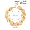 Fashion Exaggerated Neck Jewelry Punk Shell Clavicle Chain  Holiday
