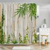 Waterproof Shower Curtain with Bamboo Forest Design Bringing a Natural and Relaxing Atmosphere To Your Bathroom Space