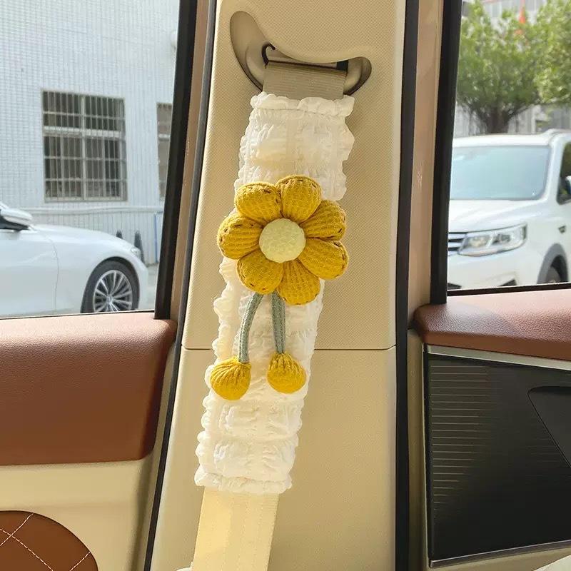 Seat Belt Shoulder Cover Car Car Safety Belt Anti-strangle Soft Shoulder Belt Auto Supplies