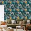 Wallpaper Fashionable colorful tropical leaves for living room and bedroom 50x1000