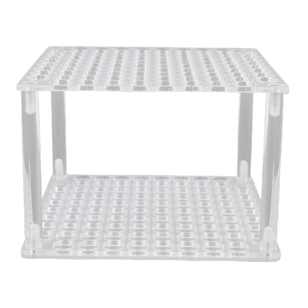 Transparent Makeup Brush Holder 96 Slots Pencil Organizer Pen Display Stand For Paint Brushes
