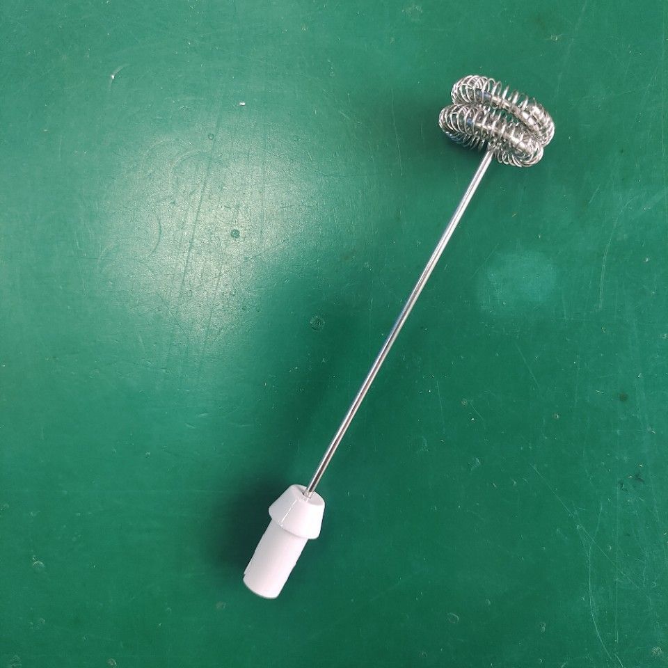 

Electric Milk Frother Mixer Stirring Head Accessories Milk Froth Hair Foam Head Accessories Electric Milk Mixer білий