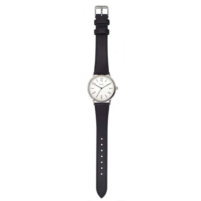 Follow Wristwatch Fragola Sweatproof Belt 10 ATM Waterproof Watch H01121S-1 SV/BK Black