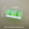 Magnetic Level Keychain with Bubble Ruler and Bead Accents