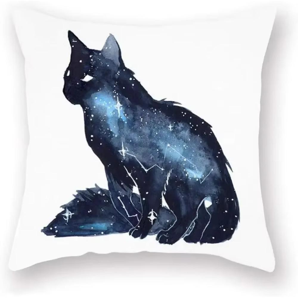 Federa Cuscino Decorativo con Fantasia Cane Gatto Decorazione Divano Soggiorno Sedia Casa Auto Camera da Letto Federa Cuscino Decorativa Morbida Federe Cuscino Corpo