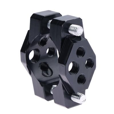Motorcycle Handlebar Bumper Mount Bracket Clamp Aluminum Alloy For Led Spotlight Fog Turn Signal Lights