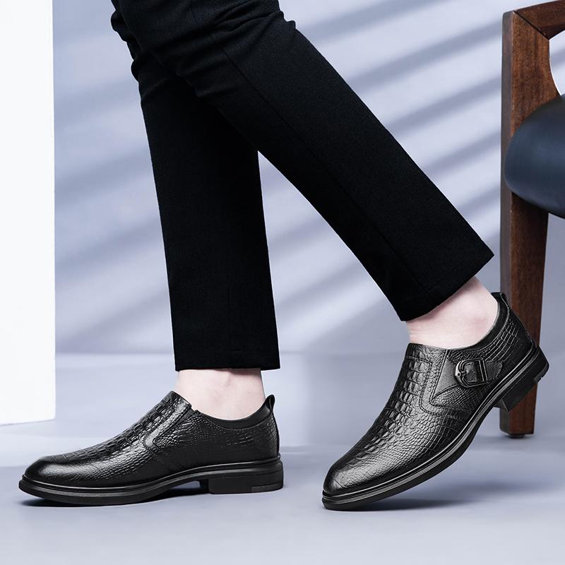 Módní Formální kožené boty pro muže Šaty Business Boty Pánské Geometrické Oxfords Party Svatba Běžné Pánské boty