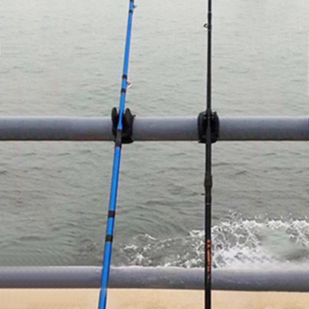 U-Shaped Fishing Rod Holder Portable Fishing Rod Support TPE Fishing Feeder Pod Stand for Kayak Fishing Boats