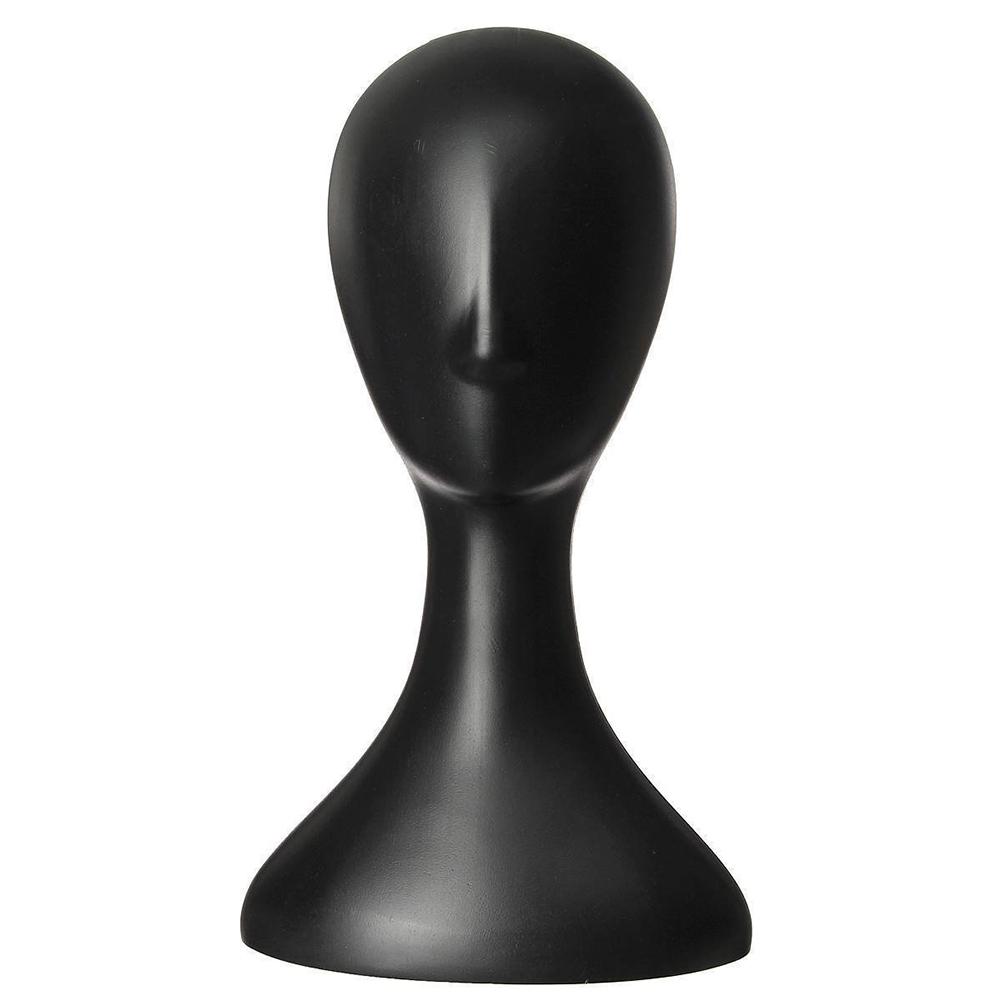 Head Model Fadeless Smooth Surface Plastic Abstract Mannequin Head Wig Hair Display Stand Professional Polystyrene