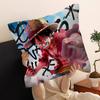 Federa Cuscino Monkey D Luffy One Piece Esclusiva per Fan Anime Edizione Limitata Decorazione a Tema Tesoro per Camera da Letto Stanza del Dormitorio