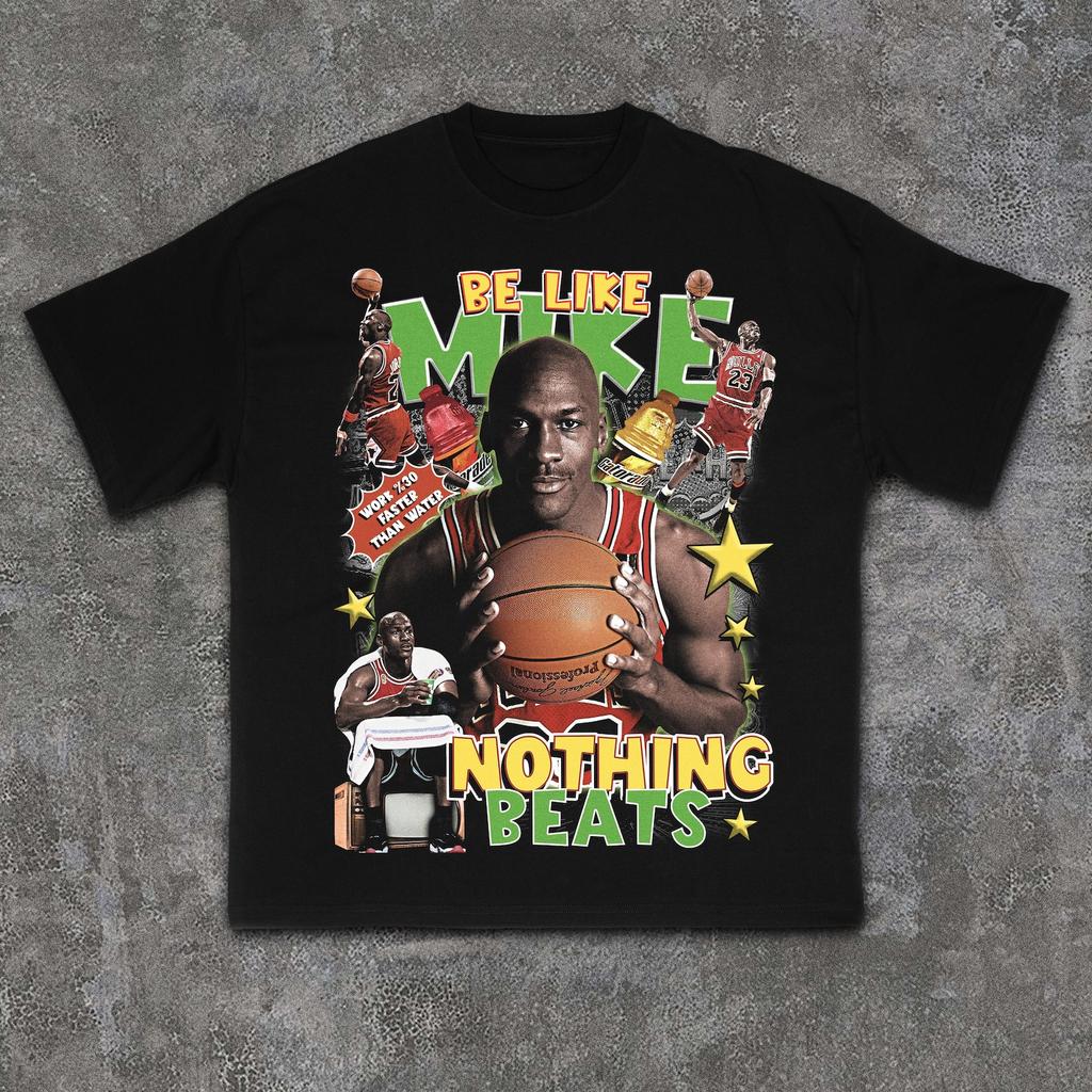 Jordan Be Like Mike - Gato Edition T-Shirt Design, Basketball PNG, DTG Print (300 DPI)