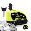 Anchtek Rechargeable Padlock Motorcycle Alarm Wheel Disk Brake Lock 120db Security Moto Padlock Anti Theft Motorcycle Disc Lock