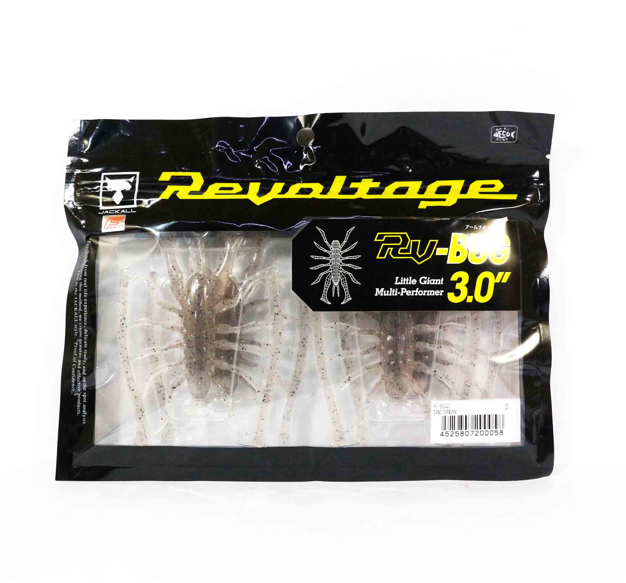 

Мягкая приманка Jackall RV Bug 3 дюйма, песочный заригани (0058)