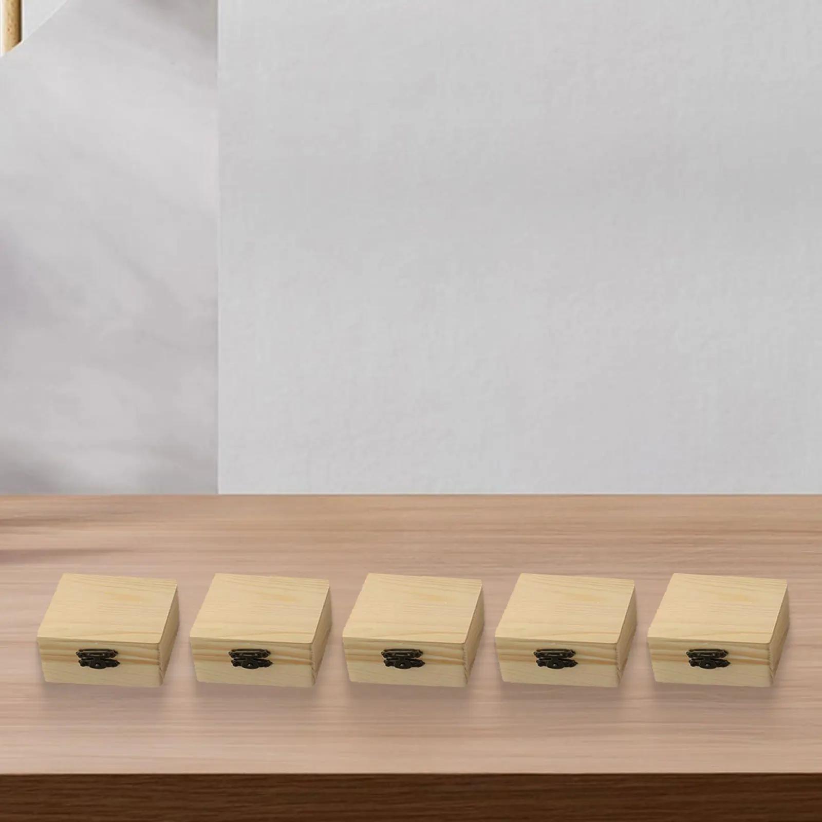 

Flip Design Wooden Jewelry Box Sturdy Latches Versatile Use DIY Projects Children Craft Storage Box Wooden Jewelry Box CHINA