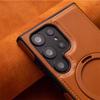 Επιχειρηματική Ρετρό Δερμάτινη Θήκη Μαγνητική Θήκη Για Samsung Galaxy S25 S24 Ultra S23 S22 Plus A15 Ασύρματη Φόρτιση Αντικραδασμική Κάλυψη