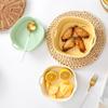 Nordic Style Binaural Air Fryer Ceramic Baking Bowl Household Microwave Oven Oven Special Bowl Noodle Bowl Soup Bowl Salad Bowl
